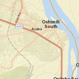 Asaba Street Map