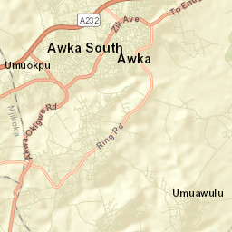 Awka Street Map