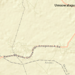 Mberubu Street Map