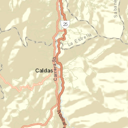 Caldas Street Map