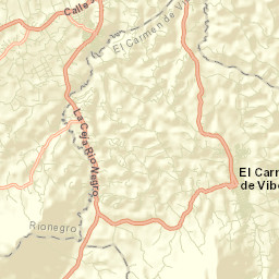 El Carmen de Viboral Street Map