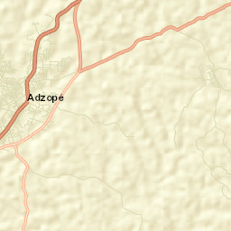 Adzopé Street Map