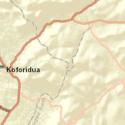 Koforidua Street Map