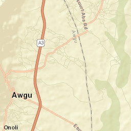 Awgu Street Map