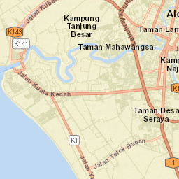 Kuala Kedah Street Map
