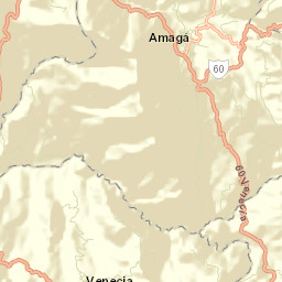 Amagá Street Map