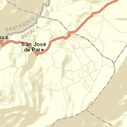 San José de Pare Street Map