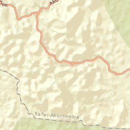 Sefwi-Akontombra Street Map