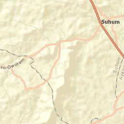 Suhum Street Map
