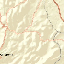 Akropong Street Map