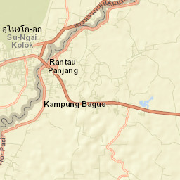 Su-ngai Kolok Street Map