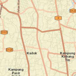 Peringat Street Map