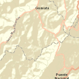 Guavatá Street Map