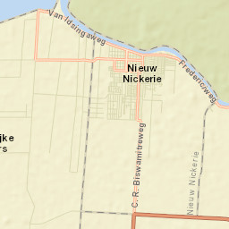 Nieuw Nickerie Street Map
