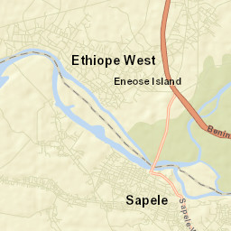 Sapele Street Map