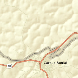Garoua Boulaï Street Map