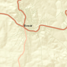 Bouar Street Map