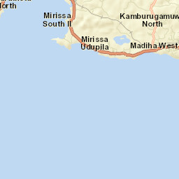 Mirissa city Street Map