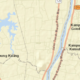 Kampong Pangkal Kalong Street Map