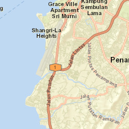 Donggongon Street Map