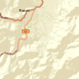Ranau Street Map