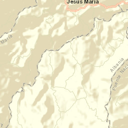Jesús María Street Map