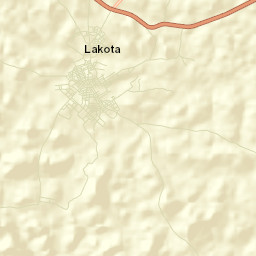 Lakota Street Map