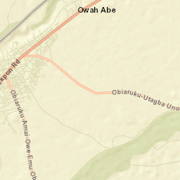 Obiaruku Street Map