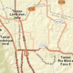 Gurun Street Map