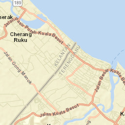 Kampung Kuala Besut Street Map