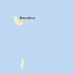 Manadhoo Street Map