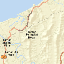 Papar Street Map