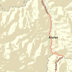 Andes Street Map