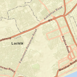 Tema Street Map
