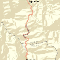 Aguadas Street Map