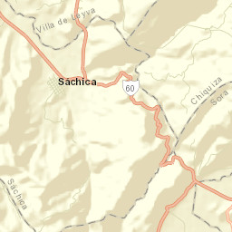 Sáchica Street Map