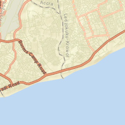 Teshi Old Town Street Map