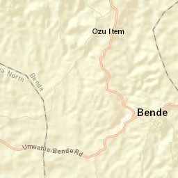 Bende Street Map