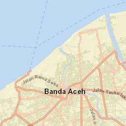 Kota Banda Aceh Street Map