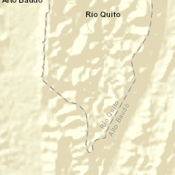 Alto Baudó Street Map
