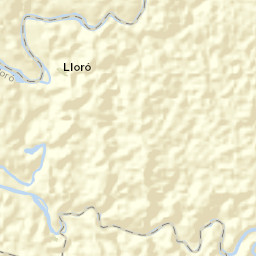 Lloró Street Map
