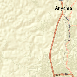 Anyama Street Map