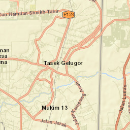 Tasek Glugor Street Map
