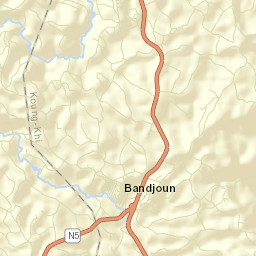 Bandjoun Street Map