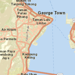 Butterworth Street Map