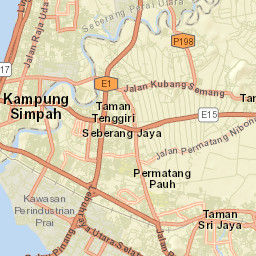 Seberang Perai Street Map