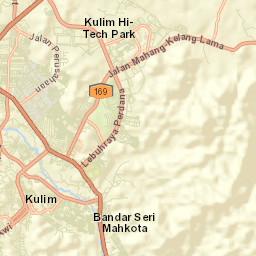 Kulim Street Map