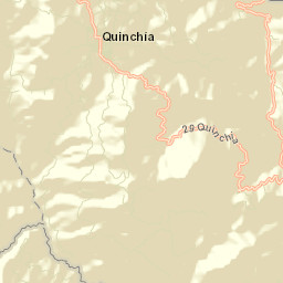 Quinchía Street Map
