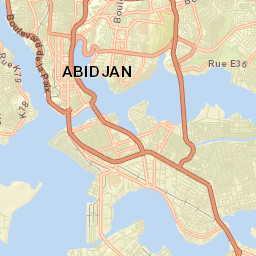 Abidjan Street Map