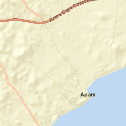 Apam Street Map